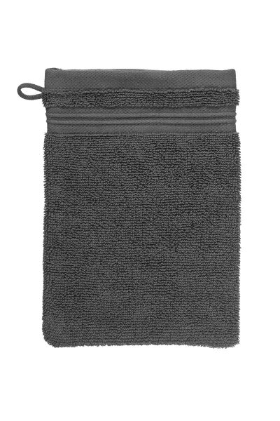 Beddinghouse Heimtextilie Waschlappen Sheer_Anthracite_UV_UV_16x22 3 x Waschlappen 16 cm x 22 cm grau