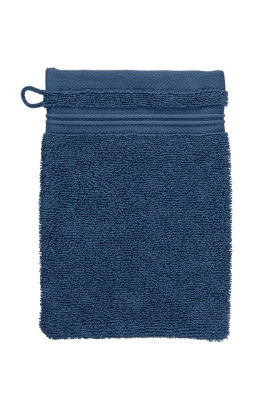 Beddinghouse Heimtextilie Waschlappen Sheer_Dark Blue_UV_UV_16x22 3 x Waschlappen 16 cm x 22 cm blau