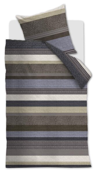 Beddinghouse Bettwäsche Elodie_ al_ _UV_155x220 + 1x 1 , 1 155 x 220 cm, 80 x 80 cm natur