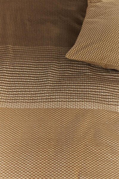 Beddinghouse Bettwäsche mi_Dark Sand_ _UV_155x220 + 1x 1 , 1 155 x 220 cm, 80 x 80 cm natur