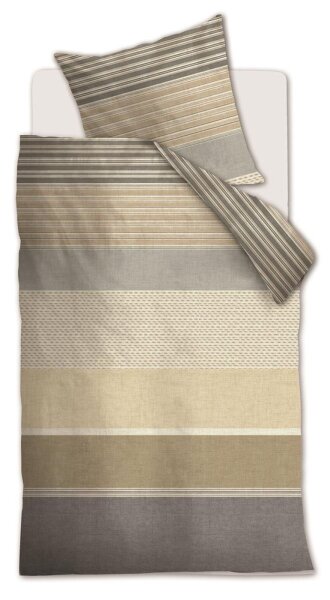 Beddinghouse Bettwäsche Motif_ al_ _UV_135x200 + 1x 1 , 1 135 x 200 cm, 80 x 80 cm natur