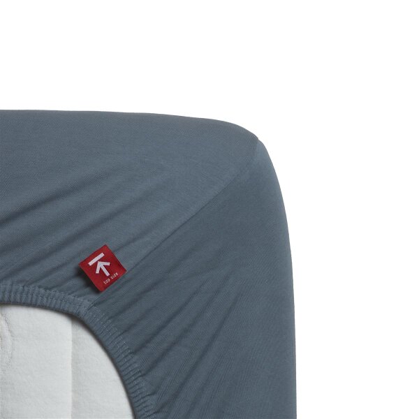 Beddinghouse Jersey Spannbettlaken Stretch HL_Cool Grey_UV_UV_160x200/220 /220 cm, Pocket pth: 40 cm 1 160 x 200 Grau