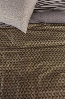 Beddinghouse Bettwäsche Shitake_Brown_ _UV_155x220 + 1x 1 , 1 155 x 220 cm, 80 x 80 cm braun