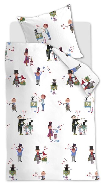 Beddinghouse x Fiep Amsterdam Bettwäsche Goochelen_Multi_ _UV_135x200 + 1x 1 , 1 135 x 200 cm, 80 x 80 cm bunt
