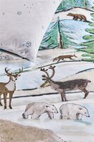 Beddinghouse x Hanneke de Jager Bettwäsche Snowscape_Multi_ _UV_135x200 + 1x 1 , 1 135 x 200 cm, 80 x 80 cm bunt