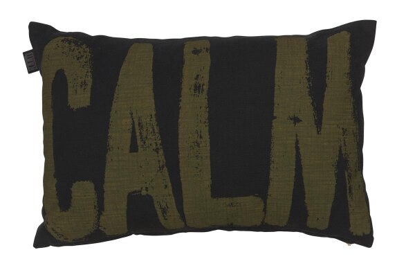 KAAT Amsterdam Kissen ko Calm Cushion_Green_UV_UV_40x60 1 Zier grün