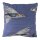 Beddinghouse Kissen ko Embroi red Flying Coral Fish cushion_Blue_UV_UV_45x45 / Inch 1 Zier 45x45 cm, 18x18 bunt