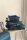 PiP Studio Handtuch Gäste Les Fleurs_Dark Blue_UV_UV_30x50 1 Gäste 30 x 50 cm blau