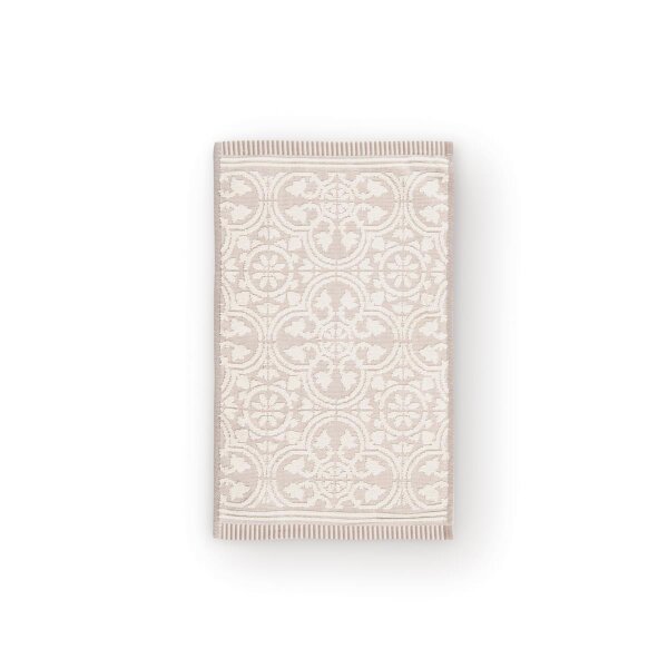 Pip Studio Gästehandtuch Tile de Pip_Khaki_UV_UV_30x50 30 x 50 cm 1 Gästehandtuch