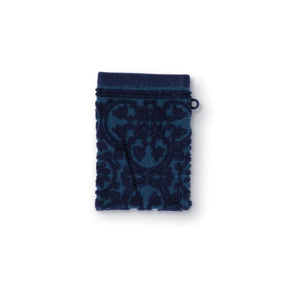 PiP Studio Heimtextilie Waschlappen Tile Pip_Dark Blue_UV_UV_16x22 3 x Waschlappen 16 x 22 cm blau
