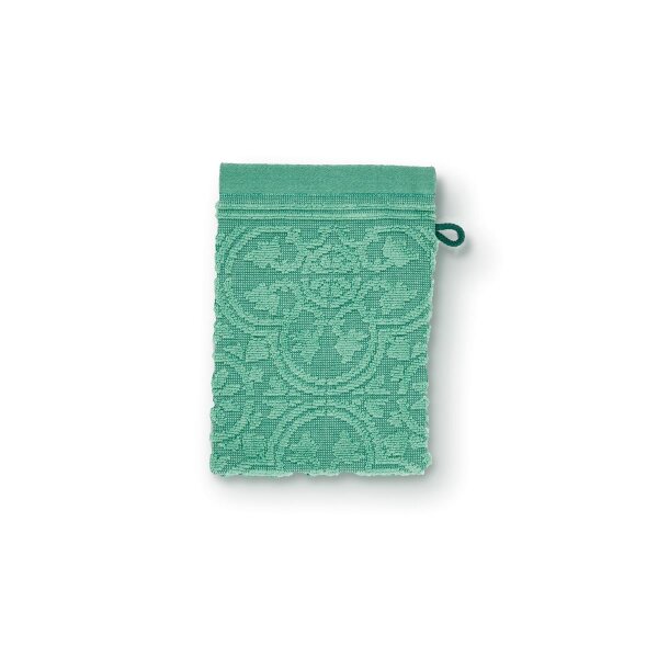 PiP Studio Heimtextilie Waschlappen Tile Pip_Green_UV_UV_16x22 3 x Waschlappen 16 x 22 cm grün