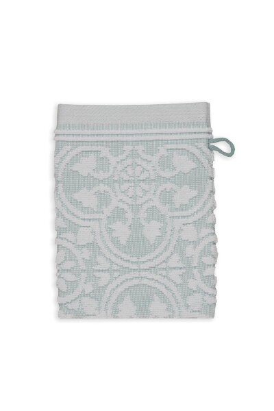 PiP Studio Heimtextilie Waschlappen Tile Pip_Light Blue_UV_UV_16x22 3 x Waschlappen 16 x 22 cm blau