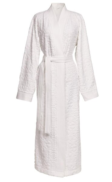PiP Studio Heimtextilie Ba mantel Mosaic Pip Bathrobe_White_UV_UV_XS XS 1 Ba mantel weiß