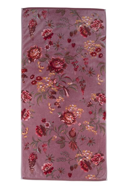 PiP Studio Heimtextilie Duschtuch Secret Gar n_Mauve_UV_UV_70x140 1 Duschtuch 70 x 140 cm rosa
