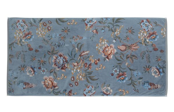 PiP Studio Heimtextilie Duschtuch Secret Gar n_Blue_UV_UV_70x140 1 Duschtuch 70 x 140 cm blau