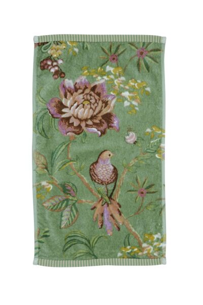 Pip Studio Gästehandtuch Secret Garden_Green_UV_UV_30x50 30 x 50 cm 1 Gästehandtuch