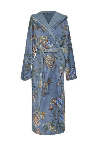 PiP Studio Heimtextilie Ba mantel Secret Gar n Bathrobe_Blue_UV_UV_S S 1 Ba mantel blau