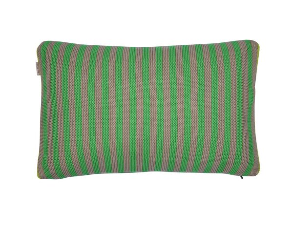 PiP Studio Kissen ko Bonsoir Stripe Cushion_Green_UV_UV_40x60 1 Zier grün