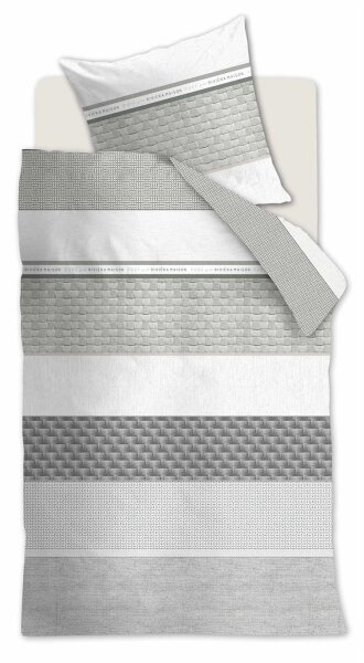 Rivièra Maison Bettwäsche Pure Resort_Green_ _UV_155x220 + 1x 1 , 1 155 x 220 cm, 80 x 80 cm grün