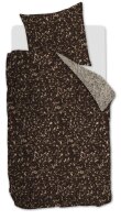 Rivièra Maison Bettwäsche Fauxy Fur_Brown_ _UV_155x220 + 1x 1 , 1 155 x 220 cm, 80 x 80 cm braun