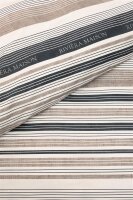 Rivièra Maison Bettwäsche Sturdy Stripe_Navy_ _UV_155x220 + 1x 1 , 1 155 x 220 cm, 80 x 80 cm blau