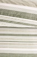 Rivièra Maison Bettwäsche Sturdy Stripe_Grey Green_ _UV_135x200 + 1x 1 , 1 135 x 200 cm, 80 x 80 cm Grau