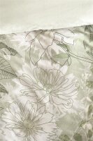 Rivièra Maison Bettwäsche Lilium_Grey Green_ _UV_135x200 + 1x 1 , 1 135 x 200 cm, 80 x 80 cm Grau