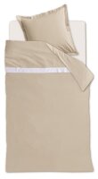 Rivièra Maison Bettwäsche Ease_Sand_ _UV_135x200 + 1x 1 , 1 135 x 200 cm, 80 x 80 cm natur