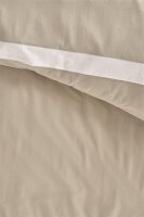 Rivièra Maison Bettwäsche Ease_Sand_ _UV_135x200 + 1x 1 , 1 135 x 200 cm, 80 x 80 cm natur