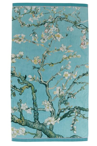 Beddinghouse x Van Gogh Museum Heimtextilie Strandlaken Beach Blossom_Blue_UV_UV_100x180 1 Strandlaken 100 cm x 180 cm