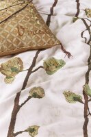 Beddinghouse x Van Gogh Museum Mako Satin Bettwäsche Plum Blossoms_Sand_ _UV_135x200 + 1x 1 , 1 135 cm x 200 cm natur