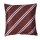 vtwonen Kissen ko Diagonal Cushion_Dark Red_UV_UV_50x50 1x 1 Zier 50x50 cm rot