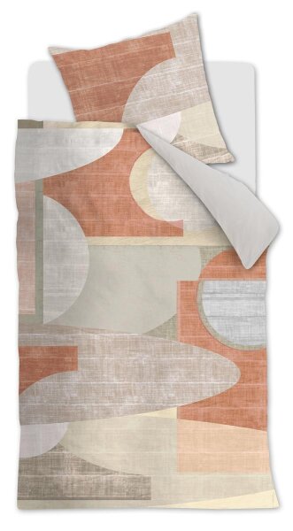 vtwonen Bettwäsche Pale Colouring_ al_ _UV_155x220 + 1x 1 , 1 155 x 220 cm, 80 x 80 cm natur