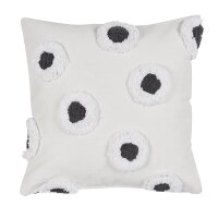vtwonen Kissen ko Stripe and Eye Cushion_ al_UV_UV_50x50 1 Zier 50 x 50 cm natur