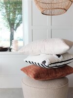vtwonen Kissen ko Stripe and Eye Cushion_ al_UV_UV_50x50 1 Zier 50 x 50 cm natur