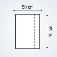 Julius Zöllner Folie Patch rose 2-Keil Mulde 50x65