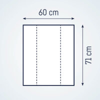 Julius Zöllner Folie Patch rose 2-Keil Mulde 50x65