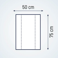 Julius Zöllner Folie Savanne beige 2-Keil Mulde 50x75
