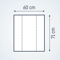 Julius Zöllner Folie Savanne beige 2-Keil Mulde 50x75