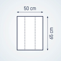 Julius Zöllner Folie Savanne beige 2-Keil Mulde 50x75