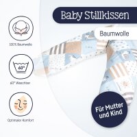 Julius Zöllner Patch blue Stillkissen 190