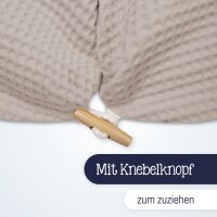 Julius Zöllner Waffelpiqué Nougat Stillkissen...