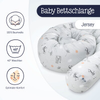 Julius Zöllner Savanne grau Bettschlange Jersey 180