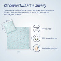 Julius Zöllner Schnecke Bettwäsche Jersey 80x80+35x40
