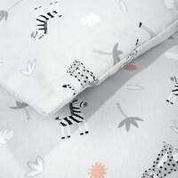 Julius Zöllner Savanne grau Bettwäsche Jersey 80x80+35x40