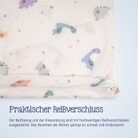 Julius Zöllner Little Dinos Bettwäsche Jersey 100x135+40x60