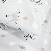 Julius Zöllner Savanne grau Bettwäsche Jersey 100x135+40x60