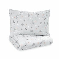 Julius Zöllner Savanne grau Bettwäsche Jersey 100x135+40x60