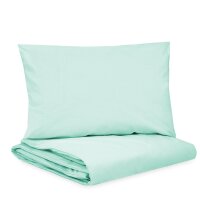 Julius Zöllner uni aqua mint Bettwäsche 100x135+40x60