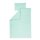 Julius Zöllner uni aqua mint Bettwäsche 100x135+40x60